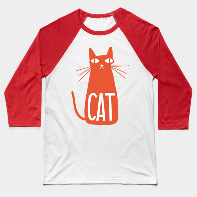 Cool Orangeade Hepcat Baseball T-Shirt by Sorry Frog